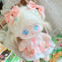 niannyyhouse 20cm Plush Doll Clothes: Pink Headwear, Shirt, Skirt for 8in Soft Stuffed Toy