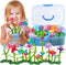 BIRANCO Flower Garden Building Set, 138 PCS Fun Stacking Toys for Toddlers Age 3-6, Educational STEM Gardening Gift