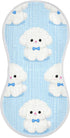 tplaotee Cute White Bichon Frise Cotton burping Cloth Soft and Absorbent? Baby wash