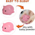 amicbng 110 Pcs Mochi Squishy Toys, Mochi Squishy Toys for Kids Party Favors, Mini Kawaii Squishy Fidget Toys