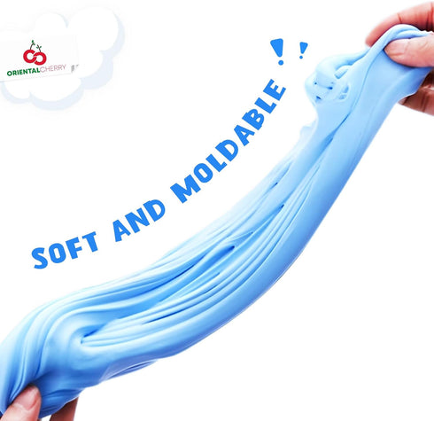 Christmas Stocking Stuffers for Kids, 4 Piece DIY Air Dry Clay Kit - Build a Snowman, Ages 3-12