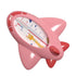 Cute Pink Airplane Baby Bath Thermometer for Safe Infant Baths