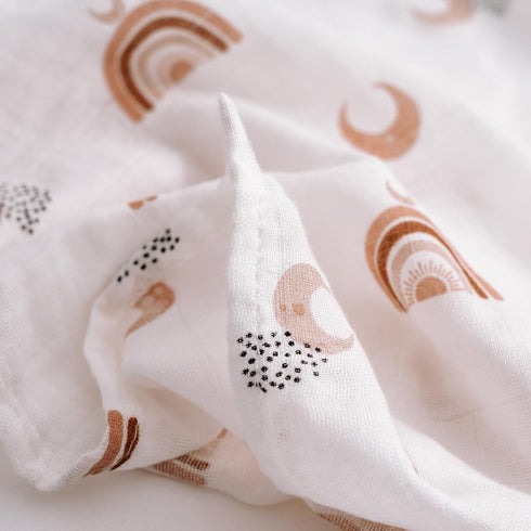 3 Pack GLLQUEN BABY Receiving Blanket Boy Cotton Muslin Swaddle Blankets Girl Newborn Squares Breathable & Soft Thin