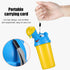 Hemoton Portable Urinal for Kids Travel Potty Toddler Pee Training Cup with Leak-Proof Seal and Cleaning Brush Compact