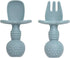 Baby Spoons and Forks Feeding Set, 6 Pack Silicone First Stage Toddler Utensils