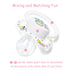 Set 3-Pack LittleForBig Bigshield Generation-II Adult Sized Printed Pacifiers My Little Baby Pattern