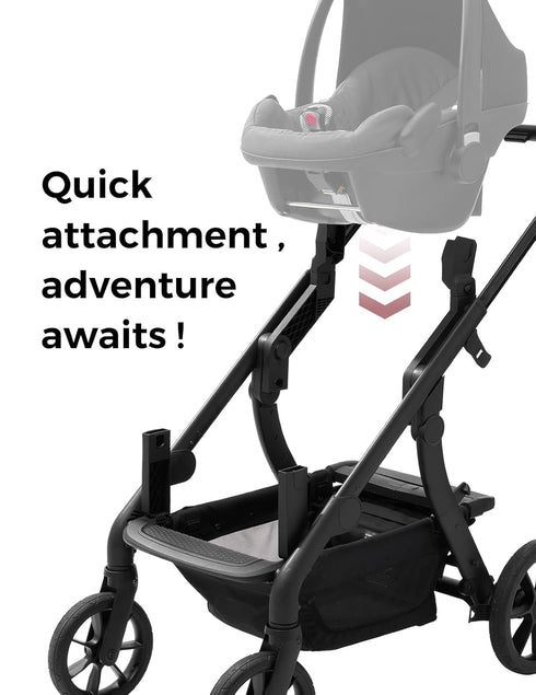 Momcozy GEMM, Car Seat Adapters Only ChangeGo Baby Stroller | Compatible Models for : Joie Cybex, Nuna, Bugaboo