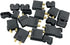 5Pair Black Amass XT90 XT-90 Male Female Bullet Connectors Power Plug with Heat Shrink for RC Lipo Battery Motor