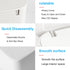 QBXMY7 2Pcs Diaper Wipes Dispenser, Refillable Wipe Container, Wipe Container with Sealing Design Lid, Keep Wipes