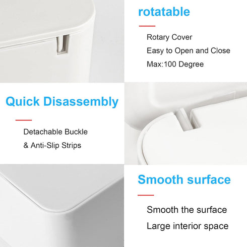 QBXMY7 1 Pcs Diaper Wipes Dispenser, Refillable Wipe Container, Wipe Container with Sealing Design Lid, Keep Wipes