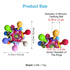 0-6 6-12 0 3 6 9 12 18 1 2 Baby Montessori Sensory Toys for Months, Baby Teether Teething Toys for Babies Months