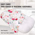 TANOFAR Baby Lounger Cover for Girls, Removable Soft Comfortable Nest Slipcover, Machine Washable Flower