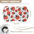 Daulesho Red Ladybug Bassinet Sheets Hand Drawn Cartoon Ladybird Soft and Breathable Material, Baby Crib Sheets