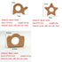 Nature Baby Teething Toys - 11pc Wooden Teether Montessori Set, Organic Infant Teether Handmade Pendant Gift