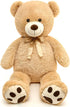 MaoGoLan Large Tan Teddy Bear, 39 Inch Life Size Jumbo Stuffed Animal for Kids and Girlfriend