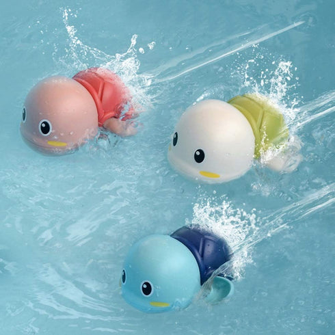 6-12 Swimming 1 2 3 4 Baby Bath Toys-Wind up Turtle Bathtub Toys,Toy for Babies Months Floating Turtles for Boys
