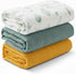 Muslin Swaddle Blankets for Newborn, 3 Pack Soft 100% Cotton Baby Receiving