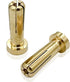 10pcs 5mm Gold Plated Banana Plug Connector Male for RC Model Vehicle, Car Motor ESC LIPO Battery DIY Parts