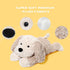 16.5 inches Stuffed Animals Adorable Dog Plush Toys Soft and Comfort Maltese Dog Plush Toy Gift for Kids, Beige/Grey