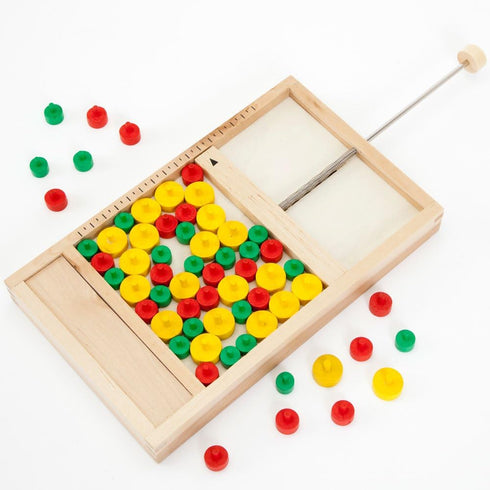 11-1/2'' 7'' Bits and Pieces - Mikado Rules Wooden Board Game-A Classic Wooden Land Mine Board Game Family Game - Board