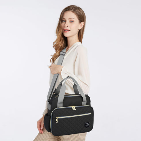 MEYTEILAY Diaper Bag Tote Baby Changing Bag Large Baby Bags for Mom Multifunction Travel Nappy BagBalck