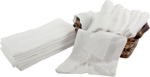 OsoCozy (6 Pack) 27 27 Inches, 100% Bleached Birdseye Flat Cloth Diapers - x One-Layer Flat Cloth Baby Nappies Made