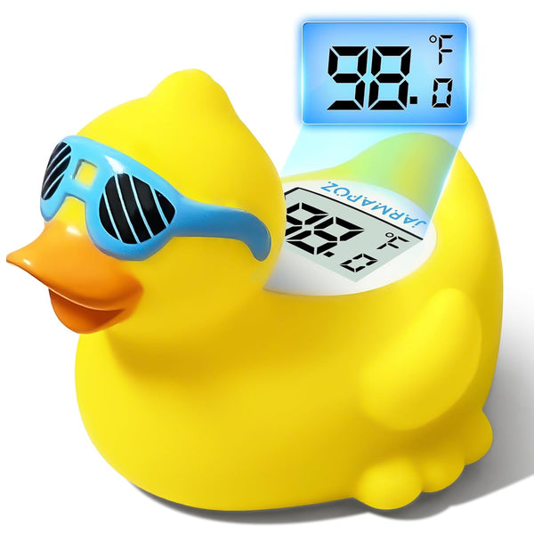 Duck Baby Bath Thermometer - Newborn Safety Floating Toy for Room and Bath Temperature