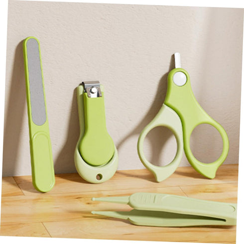 Set Trimmer Abaodam Nail Clipper and Filer for Newborns and Infants Portable Nail Grooming Kit with Safe Clippers