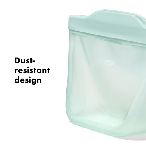 OXO Tot Silicone Reusable Bags: 2 Piece Cup Set in Opal and Dusk