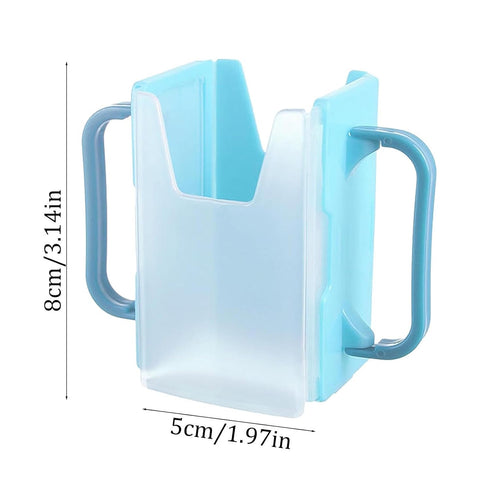 Generic Milk Box Holder - No Squeeze Cup Holder Milk Box, Reusable Juice Bag Holder, Portable Juice Bag Length
