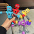 Pop Tubes Robot Toy - 4 Packs Fidget Toys, Telescopic Suction Cup Robotics for Toddlers