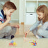 Gamie Peg Game Triangle Set of 2, Fun Board Games for Kids and Adults, Made of Wood and Plastic Learning Toys