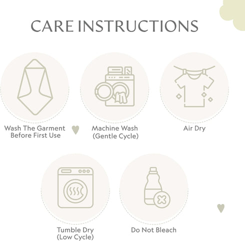 Set 70% 30% Bamboo Viscose Baby Hooded Towel & Washcloth for Babies and Toddlers, Soft & Absorbent, Viscose from