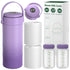 visvold Portable Breast Milk Cooler with Touch Temperature Display, Milk Chiller with 2x9.5oz