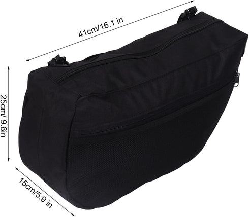 Stroller Organizer Bag, Waterproof Side Sling Stroller Storage Attachment with Pocket for Travel Walking