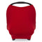 Parker Baby 4 in 1 Car Seat Cover, Stretchy Canopy, Nursing Cover, Grocery Cart Cover, Cherry