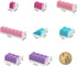 Classic Colors Building Bricks Set, 1000PCS Compatible with All Major Brands, Birthday Gift for Kids (Pink-Purple)