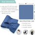 Set OWLOWLA Swaddle Blanket and Hat Newborn Swaddle Wrap Baby Receiving Blanket for Baby Boys Girls(Steel Blue)