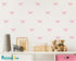 48pcs Pink Ribbons Wall Stickers for Kids Room, Princess Girl Bedroom Pink Bow Wall Decals, Removable Vinyl DIY Mural