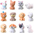 12 Pcs Dog Figures for Kids, Animal Toys Set Cake Toppers, Dog Figurines Collection Playset