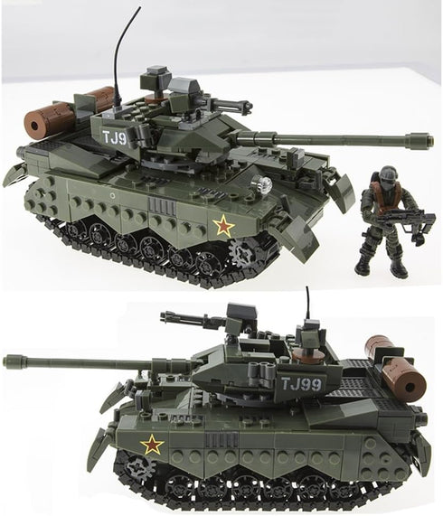 Armored Vehicle Building Block Battle Tank Toys for Age 8-12+, Army Tank Military Vehicle Brick Gifts for Boys