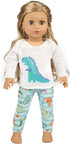 Ecore Fun 18 Inch Doll Clothes Pajamas Tracksuit for 18 Inch Boy or Girl Doll - Birthday Reward Gift