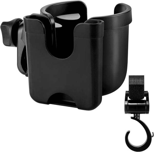 Accmor Stroller Cup Holder with Hook, Bike Cup Holder, Universal Cup Holder