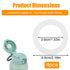 Fukaisu 6pcs Momcozy 17oz/500ml Seal Rings for Bottle Warmer, BPA-Free Silicone Bottle Replacement Gasket for Portable