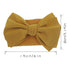 KIDOCHEESE Hairband - Soft Nylon Hairbands with Bows for Baby Girl, 5 Count, Adjustable Size, Perfect for Occasions