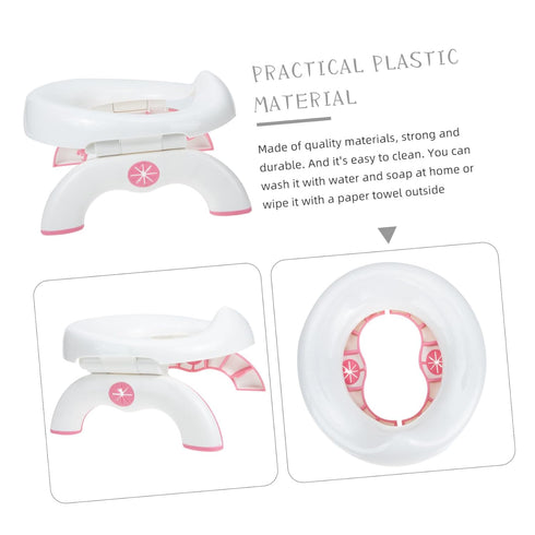 Portable Folding Potty Seat for Boys and Travel Toilet for Lightweight and Toilet for Camping and Outdoor Use Safe