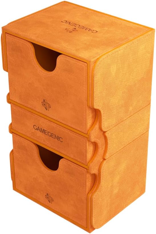 Gamegenic Stronghold 200+ XL Convertible Deck Box | Double-Sleeved Card Storage | Holds up to 200 Cards
