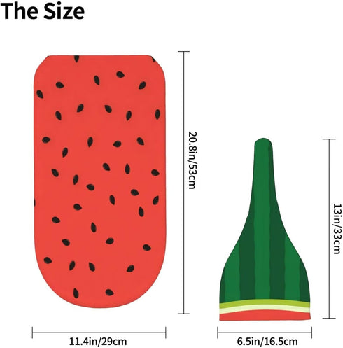 DTYYFBSN Personality Watermelon Newborn Swaddling Blanket Beanie Hat Funny Blanket Sleeping Bag New Born Sleep Sacks