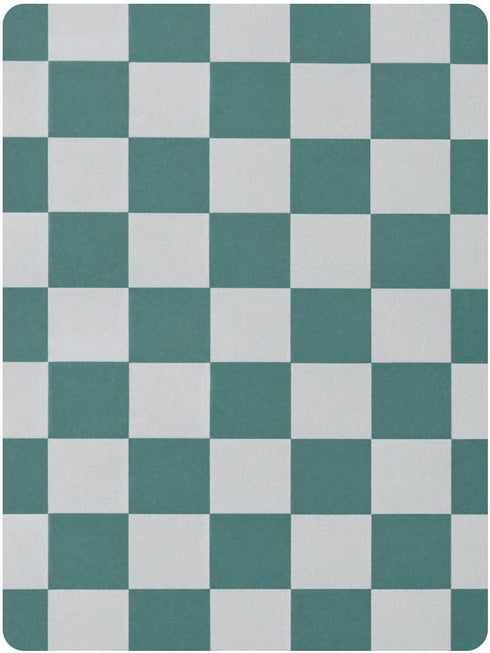 CZXW 52" 28" Checkered Blue White Crib Sheets Fitted x Natural Cotton Soft & Breathable for Baby Crib Mattress