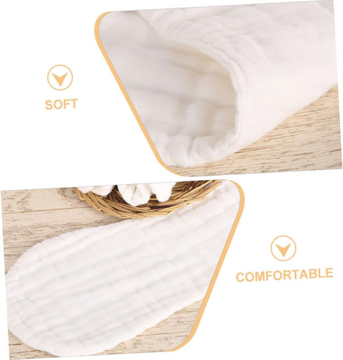 Set ERINGOGO Muslin Burp Cloths Washable Organic Cotton Baby Receiving Blankets